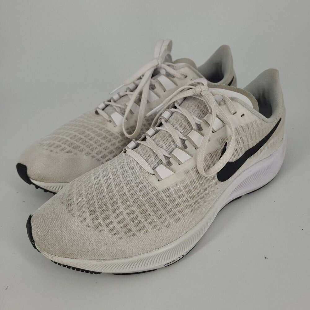 Nike Men's Air Zoom Pegasus 37 BQ9646-100 White Running Shoes Sneakers Size 10.5